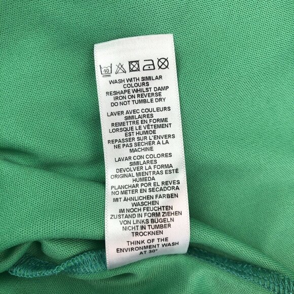 ASOS Kelly Green Lace Mini Dress size 6 Fairy Whimsigoth Retro - Picture 11 of 11